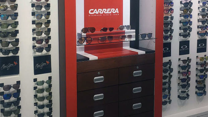 Carrera Sunglasses Display