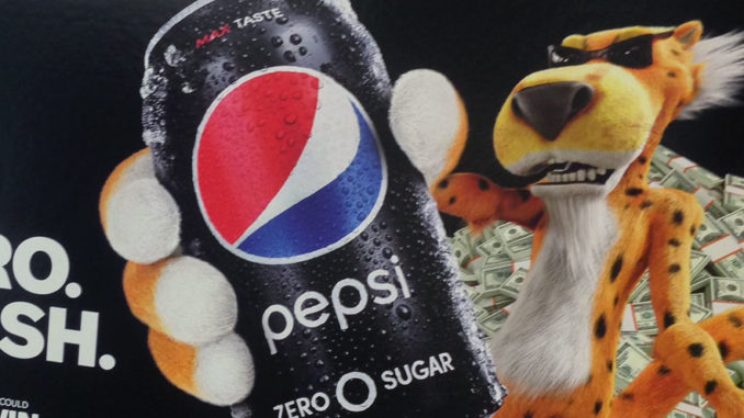 Pepsi Cheetos Win Cash Display