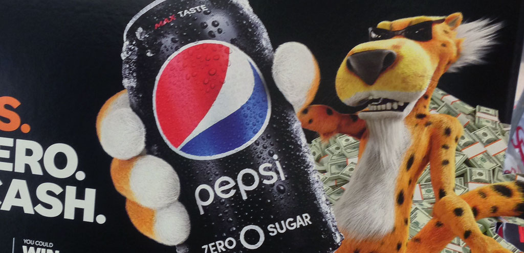 Pepsi And Cheetos Add A Zero Promotion - Point of Purchase ...