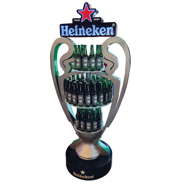 Heineken Beer Trophy Display