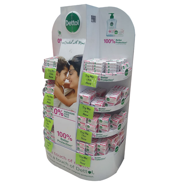 Dettol Bathing Soap Display