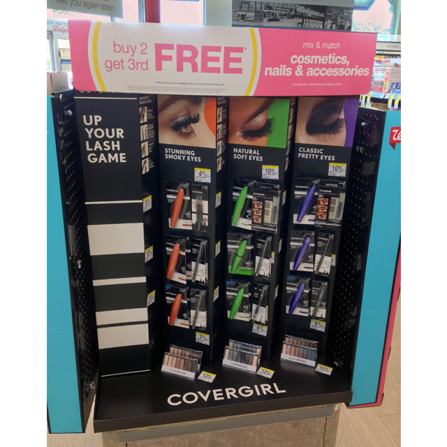 Covergirl End Cap Display