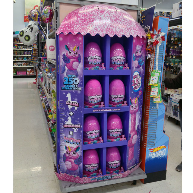 Hatchimals End Cap Display