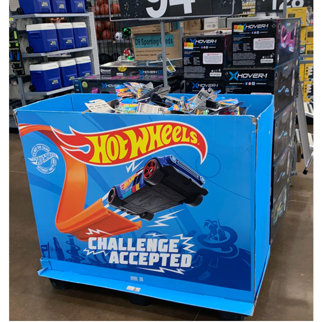 Hot on sale wheels bin