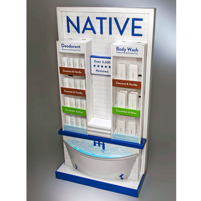 Native End Cap Display