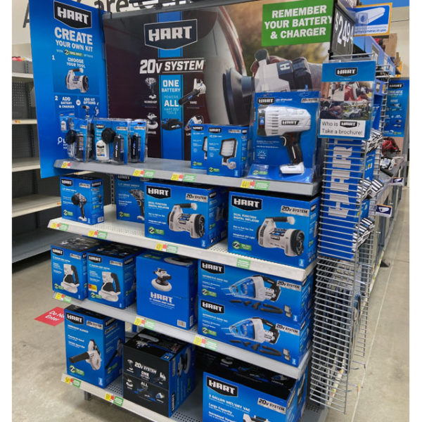Walmart And Hart Tool Up InStore Displays Point of Purchase