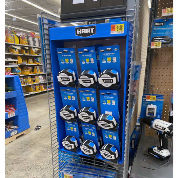 Walmart And Hart Tool Up InStore Displays Point of Purchase