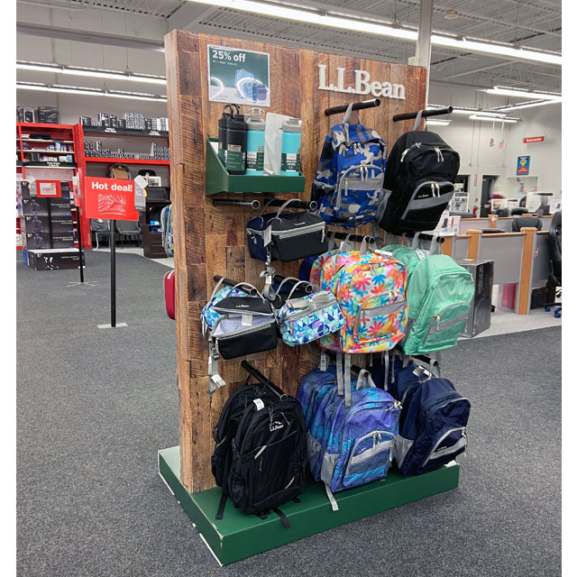 L.L. Bean Staples Display