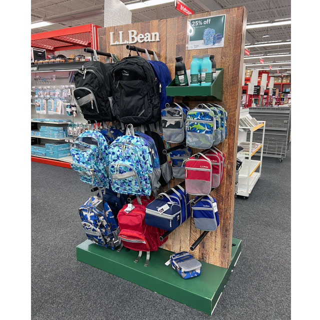 L.L. Bean Staples Display