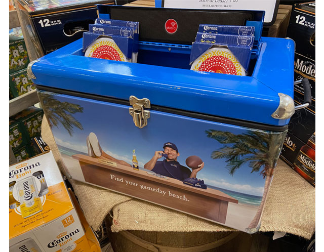 Corona Cooler Display