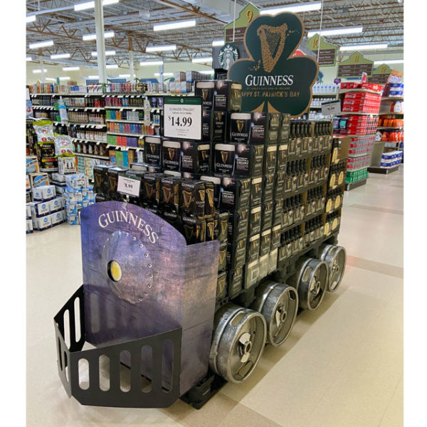 Guinness Beer Train Chugs Into Retail Point of Purchase International
