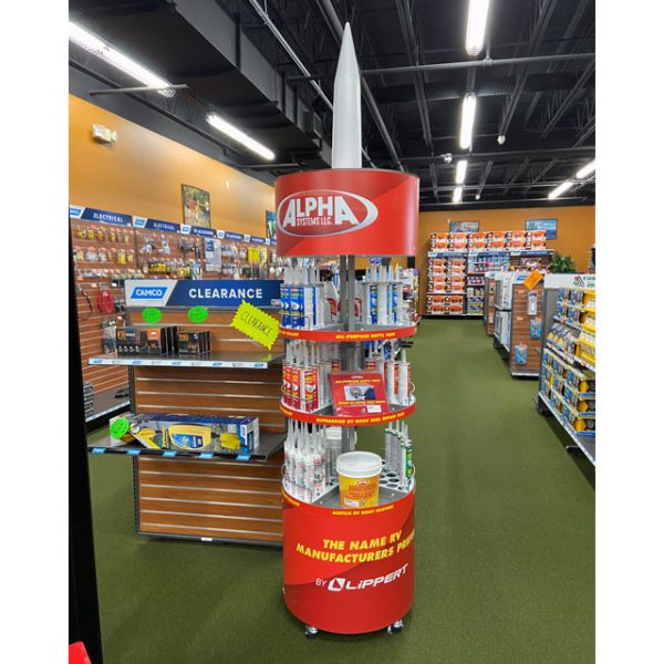 Alpha Systems Display Offers RV Repair Solutions - Point of Purchase ...