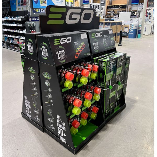 EGO Trims Up Sales at Lowes Point of Purchase International Network