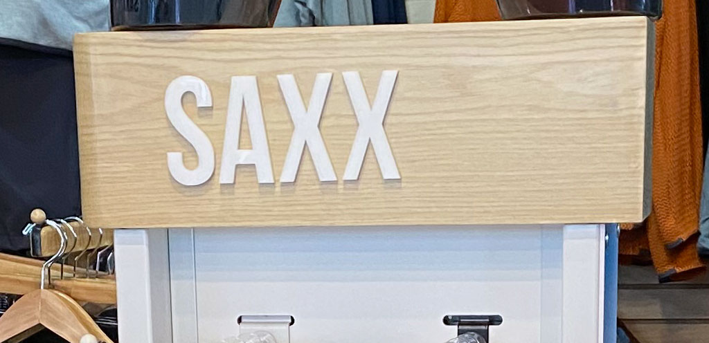 SAXX Display Offers Life-Changing Comfort - Point of Purchase