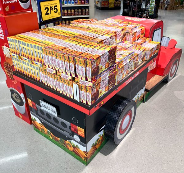 Little Debbie Truck Display Delivers Fall Snacks Point of Purchase