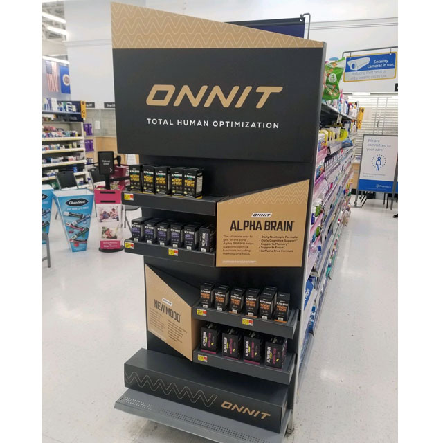 Onnit End Cap Display