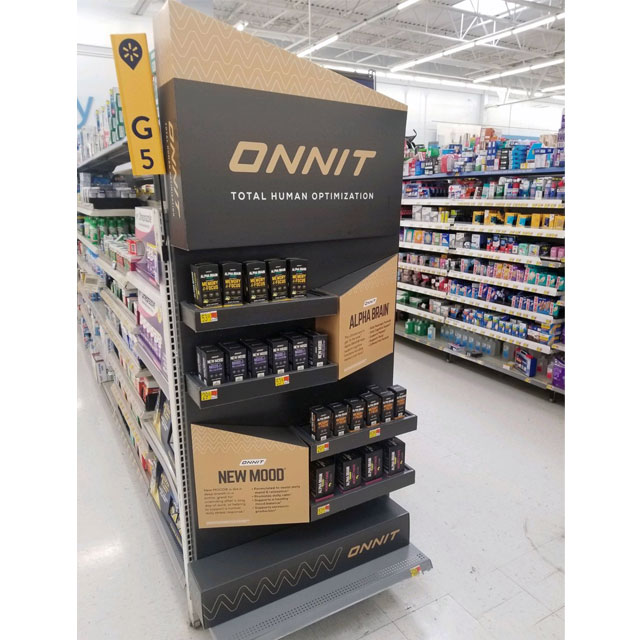 Onnit End Cap Display