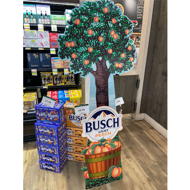 Busch Light Peach