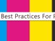 PDF Best Practices For Print
