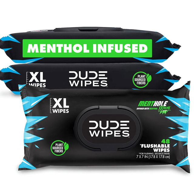 Dude Wipes Menthole Xxtreme