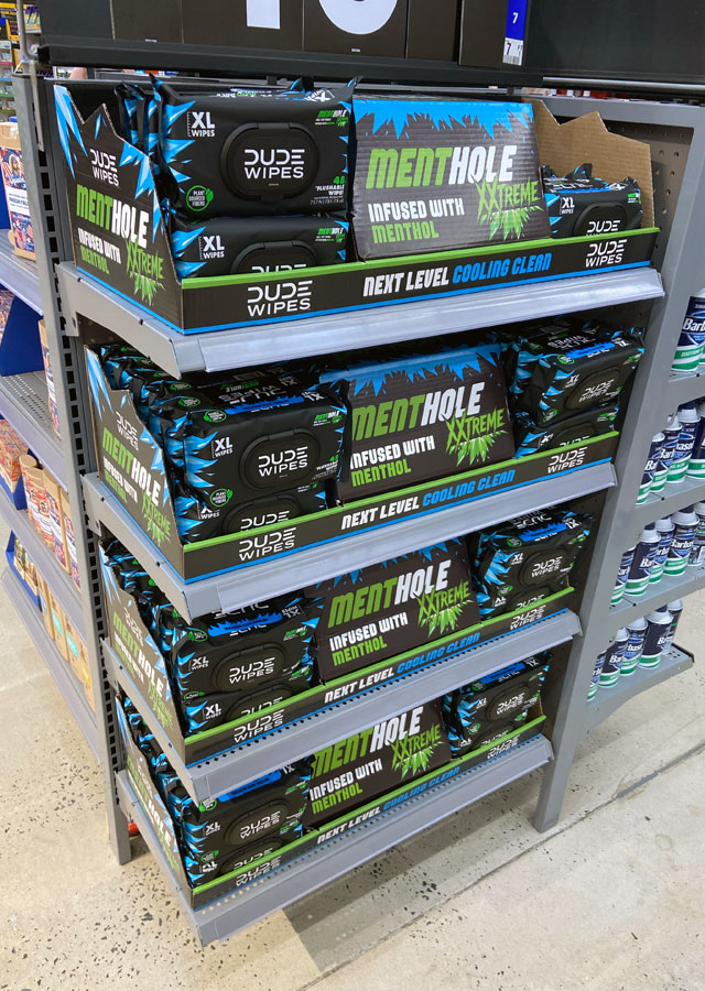 Dude Wipes Menthole Xxtreme
