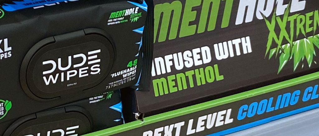 Dude Wipes Menthole Xxtreme